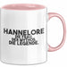 Hannelore Tasse Hannelore – Die Frau. Der Mythos. Die Legende. Geschenk Rosa Trendation