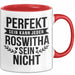 Roswitha Tasse Geschenk Perfekt Sein Kann Jeder Geschenkidee Geburtstag Rot Trendation