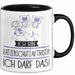 Geschenk für Katzenschutzaktivistin Tasse Lustige Geschenkidee Geburtstag Ich Bin Katzenschutzaktivistin Ich Darf Das Trendation