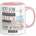 Stand-Up-Paddlerin Geschenk Becher Tasse Gott Schuf Alle Menschen Gleich Nur Die Besten Durfeten Stand-Up-Paddlerin Werden Geschenkidee Lustig Rosa Trendation