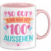 100er Geburtstag Tasse Geschenk Frauen So Gut Kann Man Mit 100 Aussehen Geschenkidee Geburtstag Rosa Trendation
