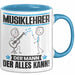 Musiklehrer Tasse Geschenk für Musiklehrer Der Mann Der Alles Kann Geschenkidee zum Geburtstag Blau Trendation