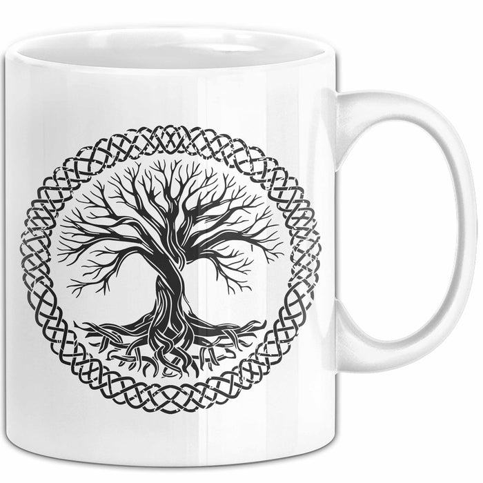 Bonsai-Baum-Liebhaber Tasse Geschenk Geschenkidee Gärtner Weiß Trendation