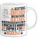Tischtennisspieler Geschenk Tasse Lustiger Spruch Erheben Sie Sich Der Tischtennisspieler Betritt den Raum Weiß Trendation