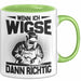 Schweißer Tasse Geschenk Wenn Ich Wigse Dann Richtig Spruch Becher Grün Trendation