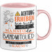 Bandmitglied Tasse Geschenk Lustiger Spruch Bitte Erheben Sie Sich Seine Majestät Die Bandmitglied Betritt Den Raum Rosa Trendation