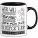 Reitsportlerin Tasse Geschenk Spruch Wer Will Schon Prinzessin Sein Wenn Man Auch Reitsportlerin Sein Kann Trendation