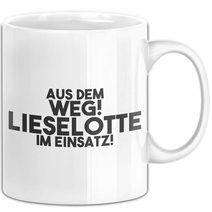 Lieselotte Tasse Aus Dem Weg! Lieselotte Im Einsatz! Geschenk