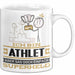 Athlet Geschenk Tasse Ich Bin Athlet Aber Sag Doch Einfach Superheld Lustige Geschenkdiee für Athlet Kaffee-Becher Weiß Trendation