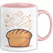 Brotbäcker Tasse Geschenkidee für Teigknet Fan Rosa Trendation
