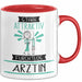 Ärztin Tasse Geschenk Becher Stark Attraktiv Furchtlos Ärztin Lustige Geschenkidee Rot Trendation
