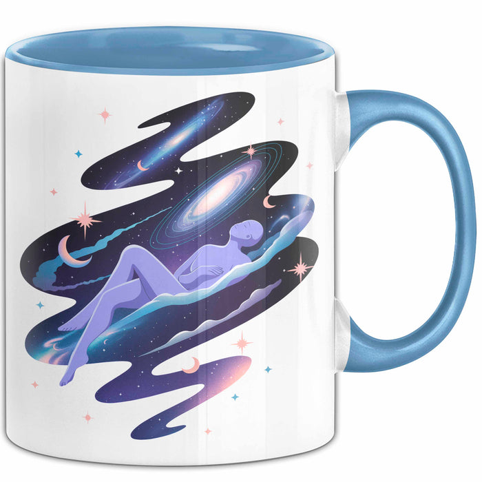 Klarträumer Tasse Geschenkidee für Traum Entdecker Blau Trendation