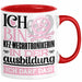 Kfz-Mechatronikerin Ausbildung Start Geschenk Tasse Ich Bin Kfz-Mechatronikerin In Der Ausbildung Ich Darf Das Kaffee-Becher Geschenkidee Rot Trendation