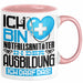 Notfallsanitäter Ausbildung Tasse Geschenk Ich Bin Notfallsanitäter In Der Ausbildung Ich Darf Das Geschenkidee Spruch Rosa Trendation