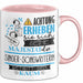 Singer-Songwriterin Tasse Geschenk Lustiger Spruch Bitte Erheben Sie Sich Seine Majestät Die Singer-Songwriterin Betritt Den Raum Rosa Trendation