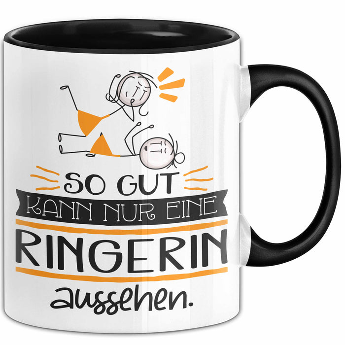 Ringerin Geschenk Tasse So Gut Kann Nur Eine Ringerin Aussehen Geschenkidee Geburtstag Weihnachten Lustig Trendation