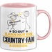 Country-Fan Geschenk Tasse So Gut Kann Nur Ein Country-Fan Aussehen Geschenkidee Kaffee-Becher Trendation