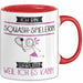 Squash-Spielerin Tasse Geschenk Ich Bin Squash-Spielerin Warum Weil Ich Es Kann Geschenkidee Geburtstag Rot Trendation
