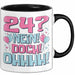 24er Geburtstag Geschenk Männer Frauen 24 Nein Doch Ohhhh Lustiger Spruch Geschenkidee Kaffee-Becher Trendation