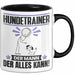 Hundetrainer Tasse Geschenk für Hundetrainer Der Mann Der Alles Kann Geschenkidee zum Geburtstag Schwarz Trendation