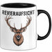 Hirschjäger Jagd Tasse Geschenk Bezirksaufsicht Spruch Trendation