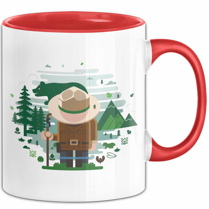Park Ranger Tasse Geschenk Lustige Geschenkidee Spruch Für Natur Schützer Rot Trendation