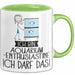 Geschenk für Aquarium-Enthusiastin Tasse Lustige Geschenkidee Geburtstag Ich Bin Aquarium-Enthusiastin Ich Darf Das Grün Trendation