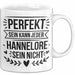 Hannelore Tasse Geschenk Perfekt Sein Kann Jeder Geschenkidee Geburtstag Weiß Trendation
