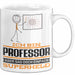 Professor Geschenk Tasse Ich Bin Professor Aber Sag Doch Einfach Superheld Lustige Geschenkdiee für Professor Kaffee-Becher Weiß Trendation