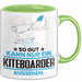 Kiteboarder Geschenk Tasse So Gut Kann Nur Ein Kiteboarder Aussehen Geschenkidee Kaffee-Becher Grün Trendation