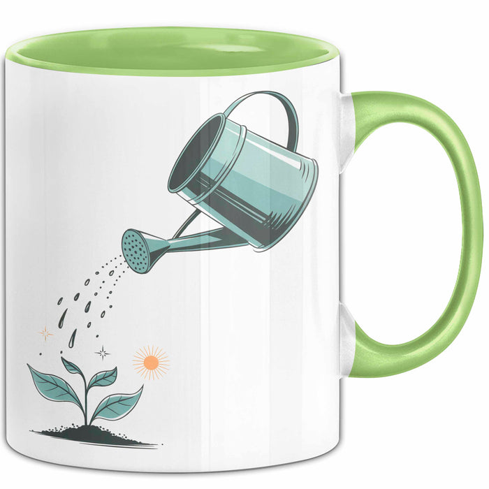 Gärtner Tasse Geschenkidee für Gartenliebhaber Grün Trendation