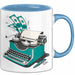 Freiberuflicher Autor Tasse Geschenkidee für Wortliebhaber Blau Trendation