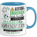 Hundebesitzerin Tasse Geschenk Lustiger Spruch Bitte Erheben Sie Sich Seine Majestät Die Hundebesitzerin Betritt Den Raum Blau Trendation