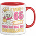 65. Geburtstag Tasse Geschenk Vor 65 Jahren War Ich Mal Die Schnellste Geschenkidee Frauen Mutter Oma Rot Trendation