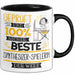 Beste Synthesizer-Spielerin Der Welt Tasse Geschenk für Eine Synthesizer-Spielerin Geprüft Und Sicher Geschenkidee Geburtstag Weihnachten Trendation