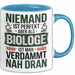 Biologie Liebhaber Tasse Geschenk Perfekter Biologe Blau Trendation