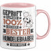 Hundeliebhaber Geschenk Lustiger Spruch für Hundeliebhaber Geschenkidee Bester Hundeliebhaber Der Welt Rosa Trendation