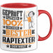 Raptexter Geschenk Lustiger Spruch für Raptexter Geschenkidee Bester Raptexter Der Welt Rot Trendation