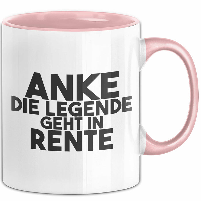 Anke Tasse Anke – Die Legende Geht In Rente Geschenk