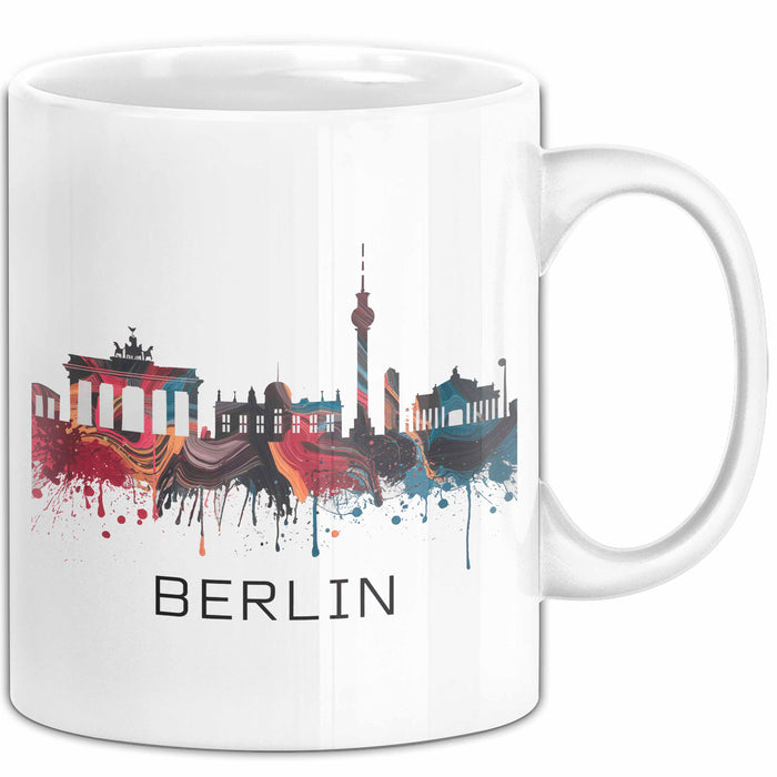 Deutschland Berlin Tasse Geschenk Lustige Geschenkidee Spruch Weiß Trendation