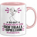 Softballspielerin Geschenk Tasse So Gut Kann Nur Ein Softballspielerin Aussehen Geschenkidee Kaffee-Becher Rosa Trendation