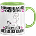 Hundegassi-Service Tasse Geschenk für Hundegassi-Service Der Mann Der Alles Kann Geschenkidee zum Geburtstag Grün Trendation