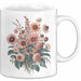 Botanische Blumen Tasse Geschenk Lustige Geschenkidee Spruch Weiß Trendation
