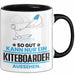 Kiteboarder Geschenk Tasse So Gut Kann Nur Ein Kiteboarder Aussehen Geschenkidee Kaffee-Becher Schwarz Trendation