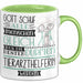 Tierarzthelferin Geschenk Becher Tasse Gott Schuf Alle Menschen Gleich Nur Die Besten Durfeten Tierarzthelferin Werden Geschenkidee Lustig Grün Trendation