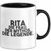 Rita Tasse Rita – Die Frau. Der Mythos. Die Legende. Geschenk Schwarz Trendation