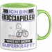 Bocciapieler Tasse Geschenk für Bocciapieler Geburtstag Lustiger Spruch Kaffee-Becher Was Ist Deine Superkraft Grün Trendation