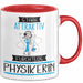 Physikerin Tasse Geschenk Becher Stark Attraktiv Furchtlos Physikerin Lustige Geschenkidee Rot Trendation