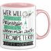 Trompeterin Tasse Geschenk Spruch Wer Will Schon Prinzessin Sein Wenn Man Auch Trompeterin Sein Kann Rosa Trendation