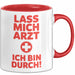 Arzt Tasse Geschenk Lustige Geschenkidee Spruch Lass Mich Arzt Ich Bin Durch Rot Trendation